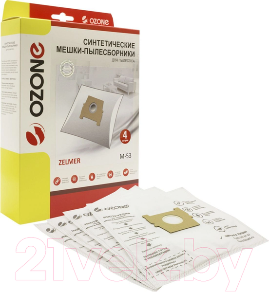Изображение товара Комплект пылесборников для пылесоса OZONE M-53