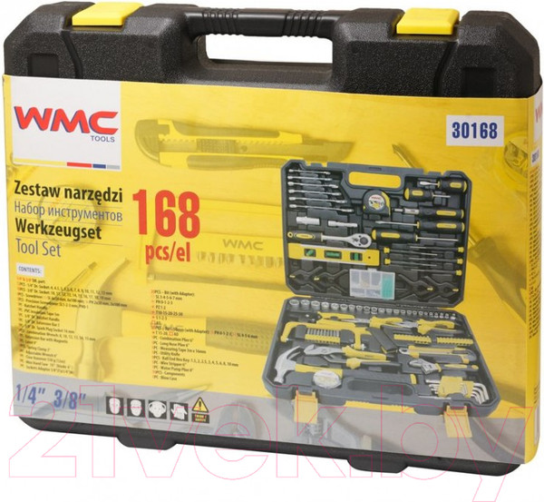 Изображение товара Универсальный набор инструментов WMC Tools 30168 (48125)