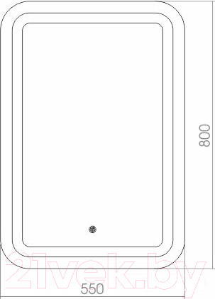 Изображение товара Зеркало Silver Mirrors Мальта 55x80 / ФР-00001217