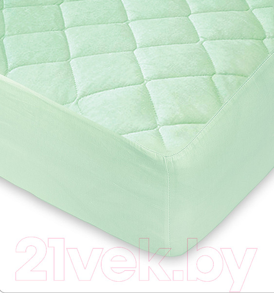 Изображение товара Наматрасник защитный Vegas Cotton S1 70x180 (фисташковый)