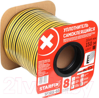 Изображение товара Лента уплотнительная Starfix E SF1011-03 (черный)