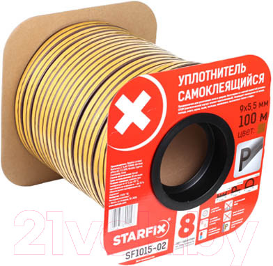 Изображение товара Лента уплотнительная Starfix P SF1015-02 (коричневый)