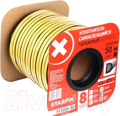 Изображение товара Лента уплотнительная Starfix D SF1016-02 (черный)