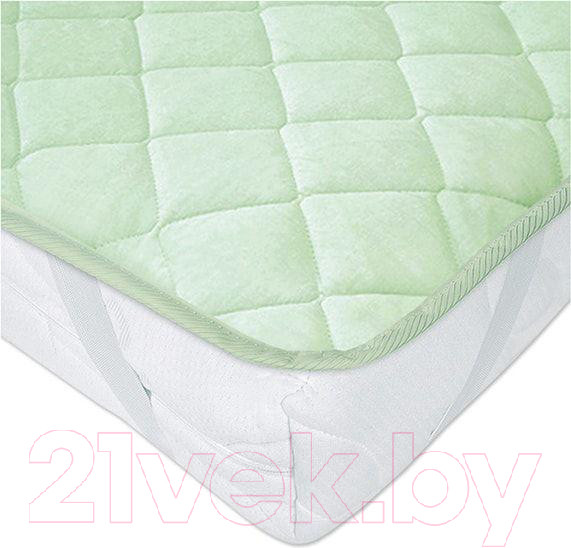 Изображение товара Наматрасник защитный Vegas Cotton S4 120x180 (фисташковый)