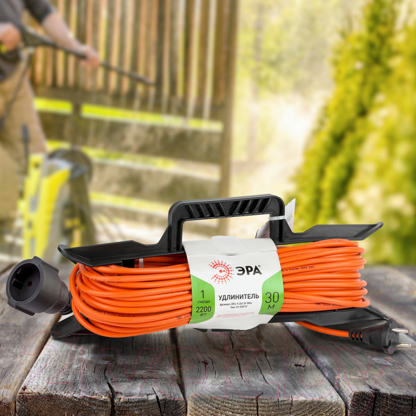 Изображение товара Удлинитель на рамке ЭРА UFx-1-2x1.0-30m / Б0043041