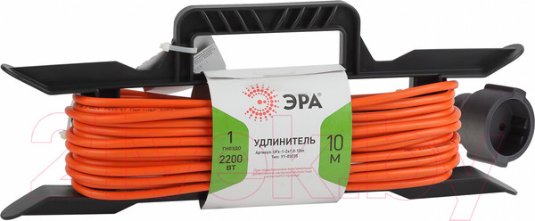 Изображение товара Удлинитель на рамке ЭРА UFx-1-2x1.0-10m / Б0043039