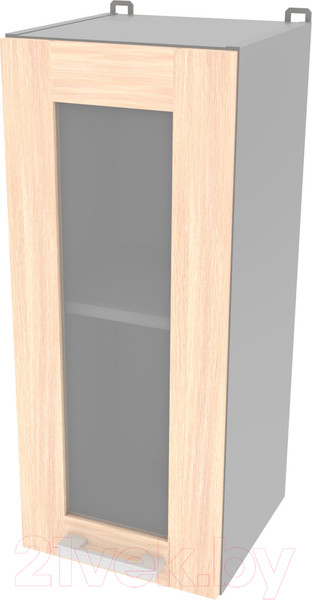 Изображение товара Шкаф навесной для кухни Интерлиния Компо ВШ30ст-720-1дв (дуб молочный)