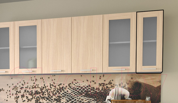 Изображение товара Шкаф навесной для кухни Интерлиния Компо ВШ30ст-720-1дв (дуб молочный)