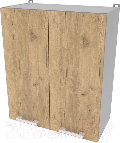 Изображение товара Шкаф навесной для кухни Интерлиния Компо ВШ60-720-2дв (дуб золотой)