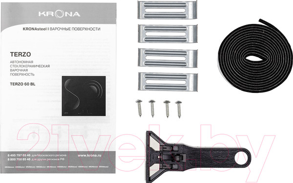 Изображение товара Электрическая варочная панель Krona Terzo 60 BL / 00026358
