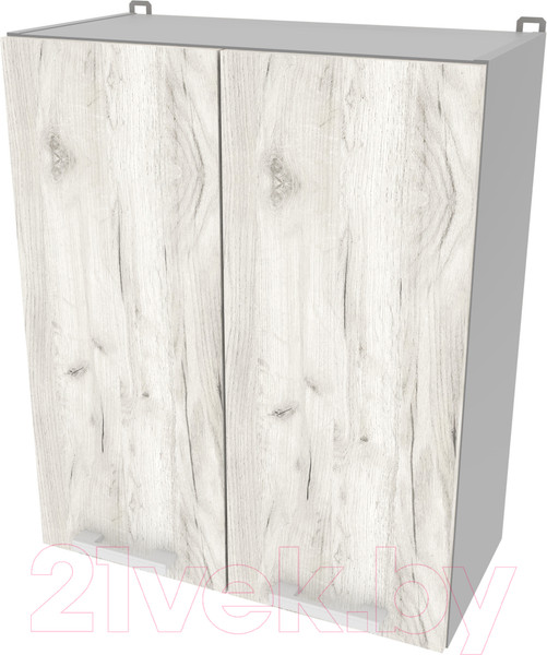 Изображение товара Шкаф навесной для кухни Интерлиния Компо ВШ60-720-2дв (дуб белый)