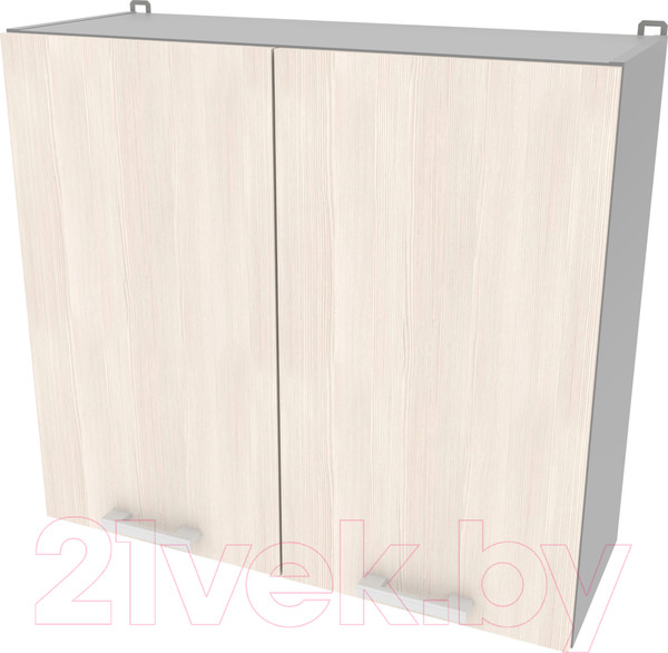 Изображение товара Шкаф навесной для кухни Интерлиния Компо ВШ80-720-2дв (вудлайн кремовый)