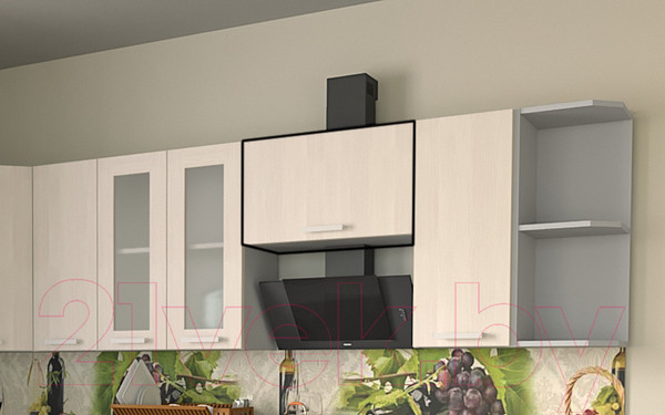 Изображение товара Шкаф под вытяжку Интерлиния Компо ВШГ 60-360 (вудлайн кремовый)