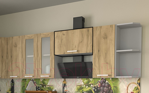 Изображение товара Шкаф под вытяжку Интерлиния Компо ВШГ 60-360 (дуб золотой)