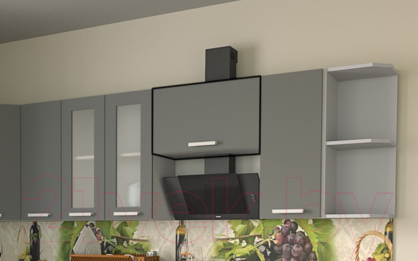 Изображение товара Шкаф под вытяжку Интерлиния Компо ВШГ 60-360 (серебристый)