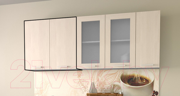 Изображение товара Шкаф навесной для кухни Интерлиния Компо ВШС80-720-2дв (вудлайн кремовый)