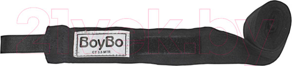 Изображение товара Боксерские бинты BoyBo Хлопок 2.5м (черный)