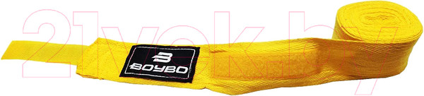 Изображение товара Боксерские бинты BoyBo Хлопок 3.5м (желтый)