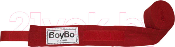 Изображение товара Боксерские бинты BoyBo Хлопок 3.5м (красный)