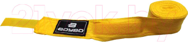 Изображение товара Боксерские бинты BoyBo Хлопок 4.5м (желтый)