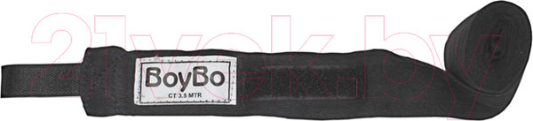 Изображение товара Боксерские бинты BoyBo Хлопок 4.5м (черный)
