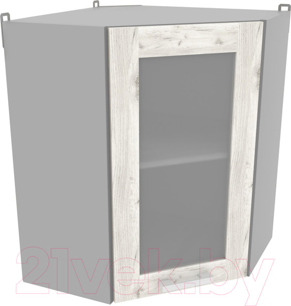 Изображение товара Шкаф навесной для кухни Интерлиния Компо ВШУст-720 (дуб белый)
