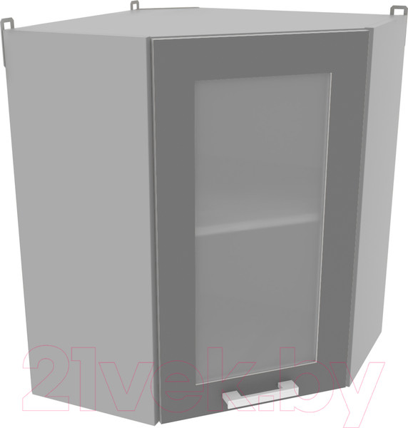 Изображение товара Шкаф навесной для кухни Интерлиния Компо ВШУст-720 (серебристый)