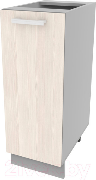 Изображение товара Шкаф-стол кухонный Интерлиния Компо НШ30р-1дв (вудлайн кремовый)