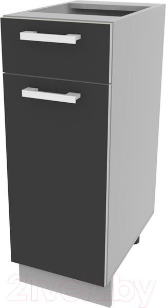 Изображение товара Шкаф-стол кухонный Интерлиния Компо НШ30рш1 (антрацит)