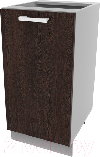 Изображение товара Шкаф-стол кухонный Интерлиния Компо НШ40р-1дв (дуб венге)
