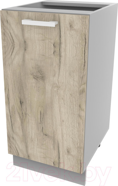 Изображение товара Шкаф-стол кухонный Интерлиния Компо НШ40р-1дв (дуб серый)