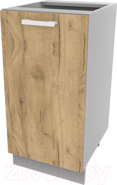 Изображение товара Шкаф-стол кухонный Интерлиния Компо НШ40р-1дв (дуб золотой)