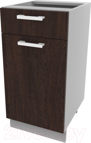 Изображение товара Шкаф-стол кухонный Интерлиния Компо НШ40рш1 (дуб венге)