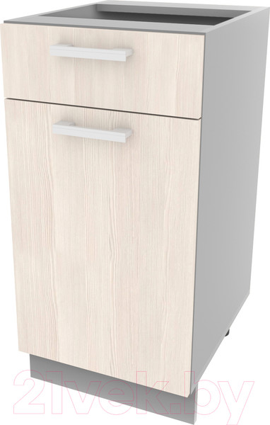 Изображение товара Шкаф-стол кухонный Интерлиния Компо НШ40рш1 (вудлайн кремовый)