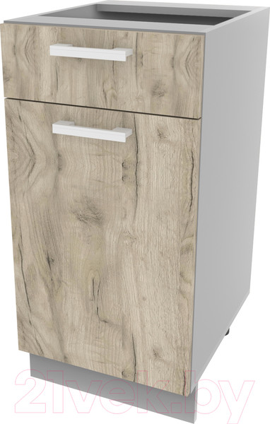 Изображение товара Шкаф-стол кухонный Интерлиния Компо НШ40рш1 (дуб серый)