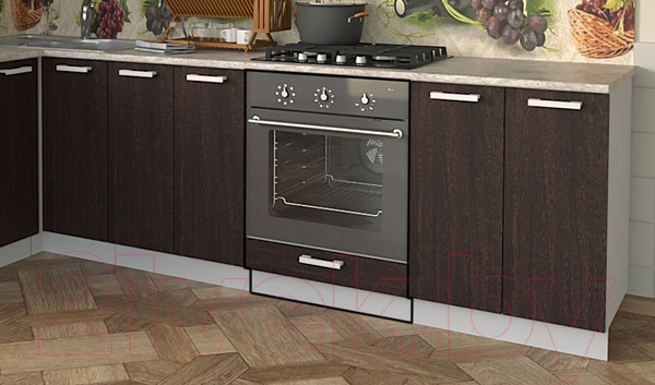 Изображение товара Шкаф под духовку Интерлиния Компо НШ60д (дуб венге)