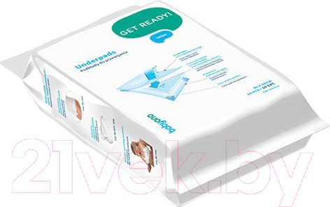 Изображение товара Набор пеленок одноразовых детских BabyOno 513 40x60 (10шт)