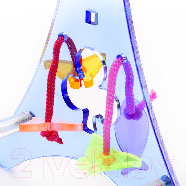Изображение товара Подставка для клетки Happy Bird С минеральной жердью и игрушками / Z72128