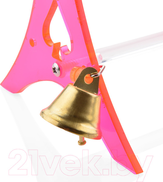 Изображение товара Подставка для клетки Happy Bird С минеральной жердью и колокольчиками / Z72127