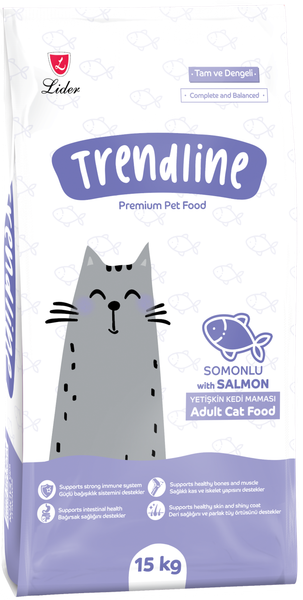 Изображение товара Сухой корм для кошек Trendline с лососем (15кг)