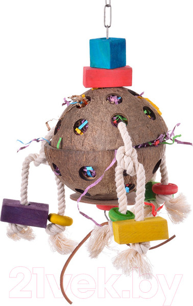 Изображение товара Игрушка для птиц Happy Bird Кокосовая забава 2 / H75079