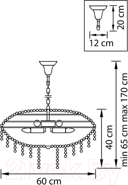 Изображение товара Люстра Osgona Classic 700150