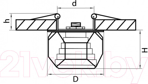 Изображение товара Точечный светильник Lightstar Romb 004060