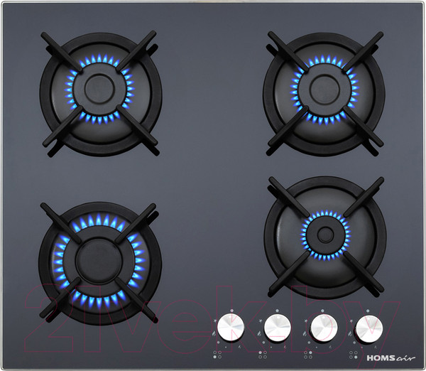 Изображение товара Газовая варочная панель HOMSair HGG641BK