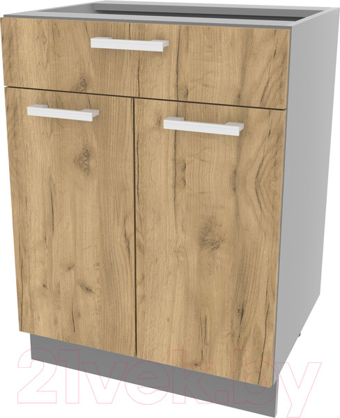 Изображение товара Шкаф-стол кухонный Интерлиния Компо НШ60рш1 (дуб золотой)