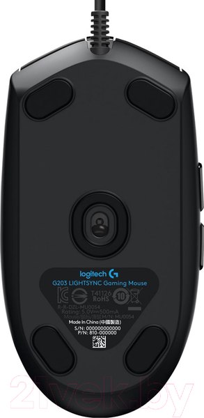 Изображение товара Мышь Logitech G203 Lightsync / 910-005796 (черный)