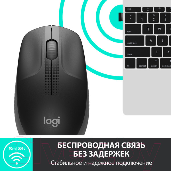 Изображение товара Мышь Logitech M190 910-005905 / 910-005923 (черный)