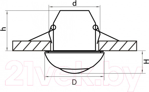 Изображение товара Точечный светильник Lightstar Modo 006870