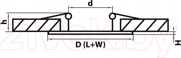 Изображение товара Точечный светильник Lightstar Levigo 010037