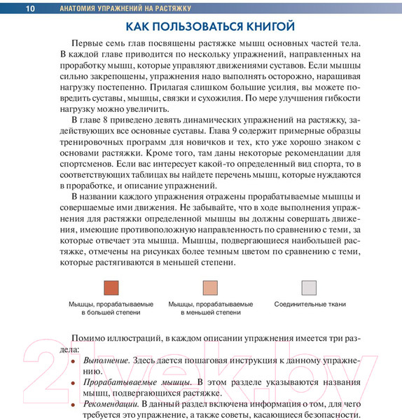 Изображение товара Книга Попурри Анатомия упражнений на растяжку (Нельсон А., Кокконен Ю.)